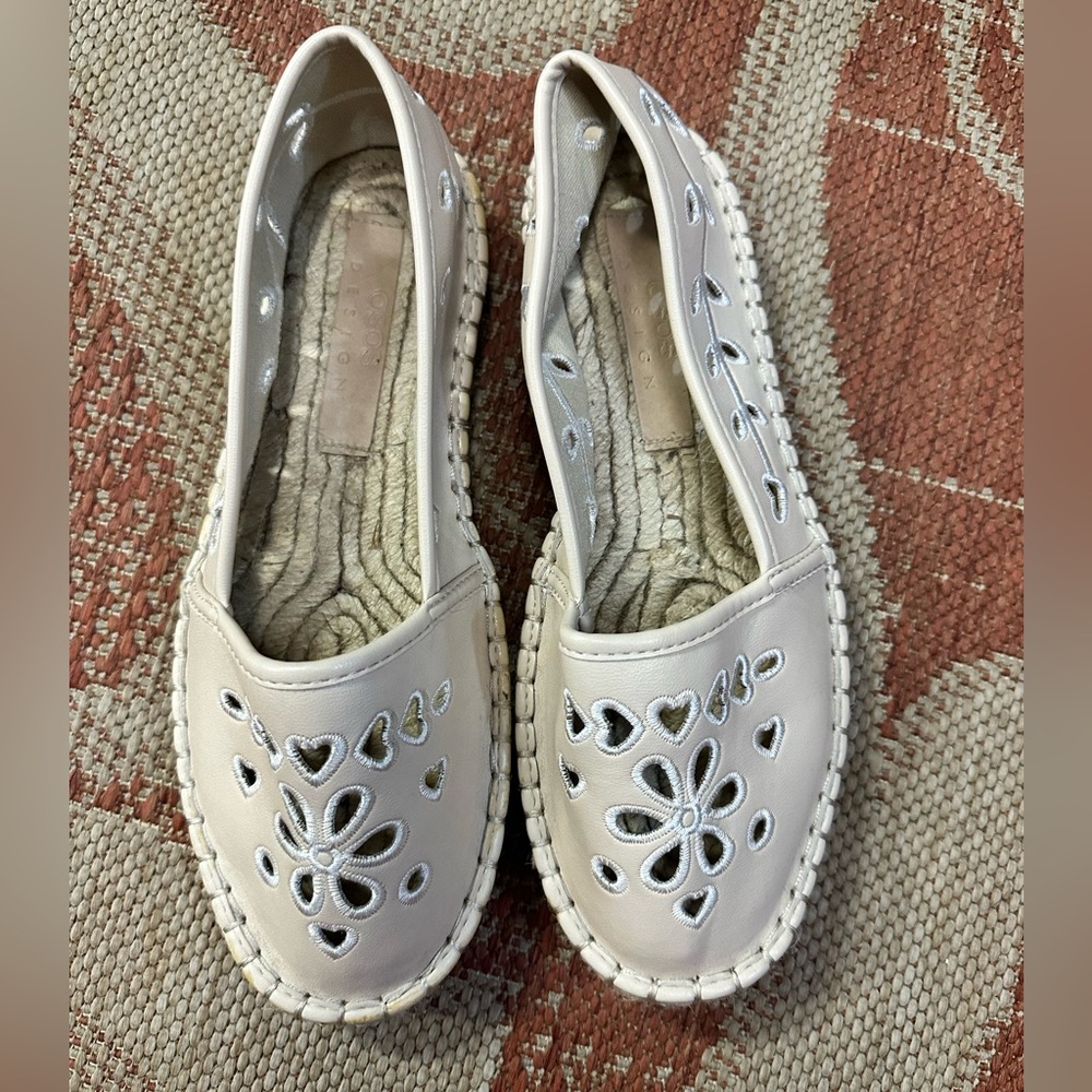 ASOS Petite Cream Espadrille Slip-Ons